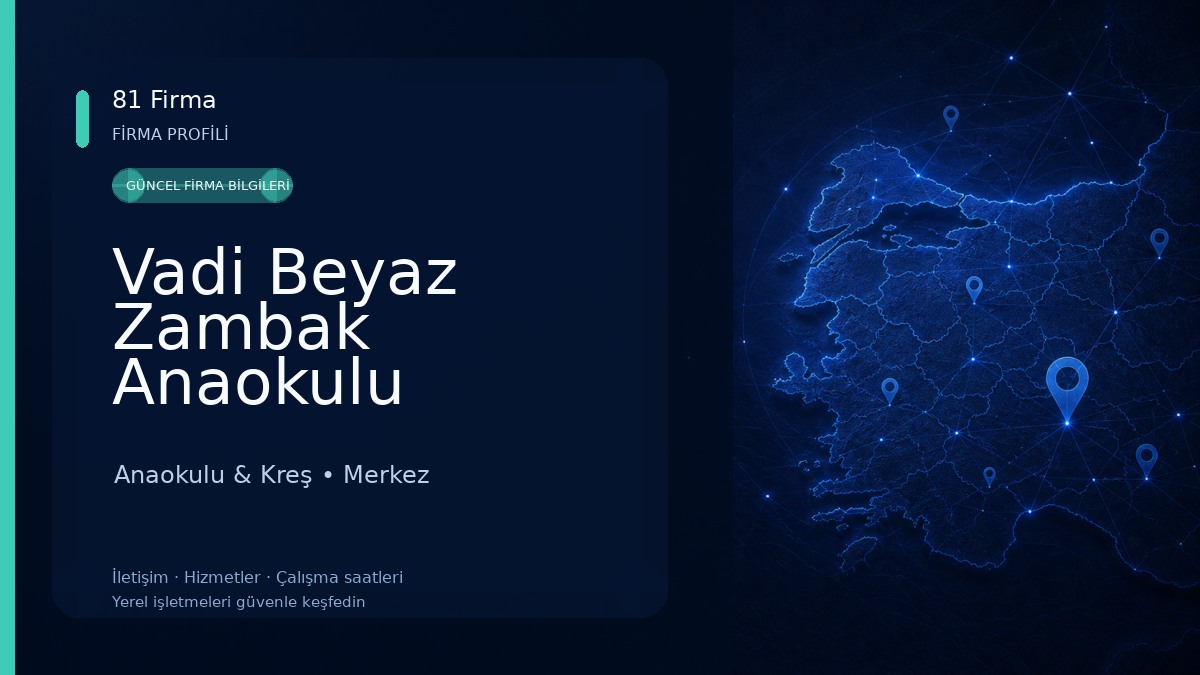 Vadi Beyaz Zambak Anaokulu Anaokulu & Kreş