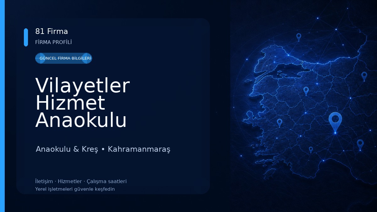 Vilayetler Hizmet Anaokulu Anaokulu & Kreş