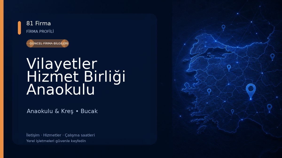Vilayetler Hizmet Birliği Anaokulu Anaokulu & Kreş