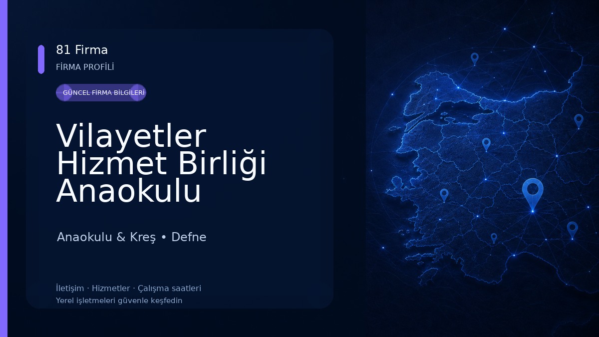 Vilayetler Hizmet Birliği Anaokulu Anaokulu & Kreş