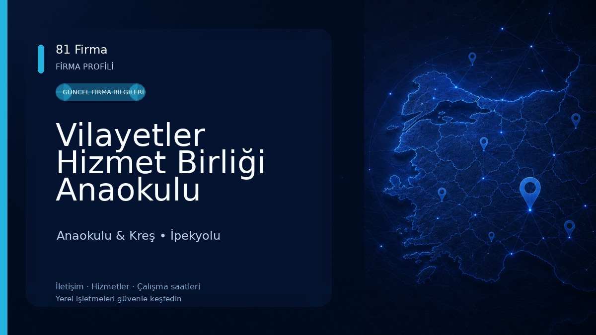 Vilayetler Hizmet Birliği Anaokulu