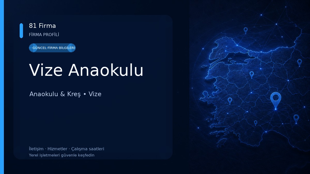 Vize Anaokulu 