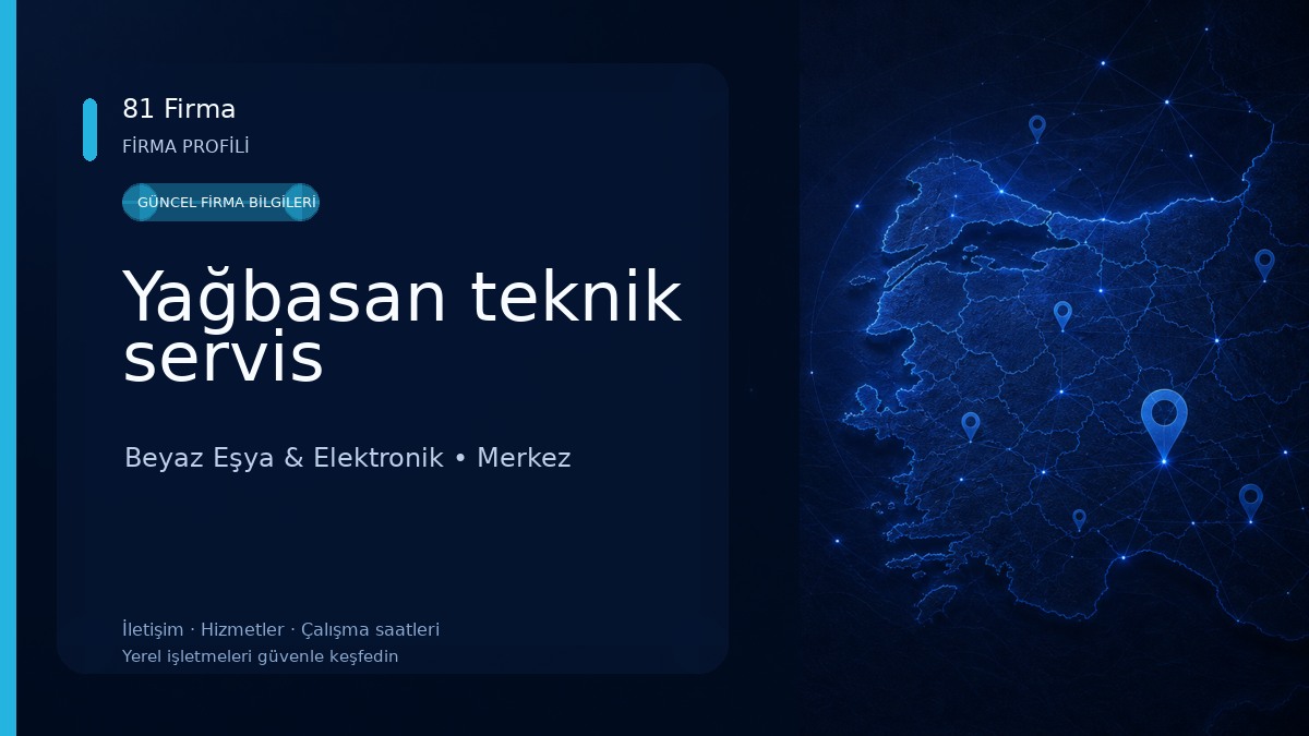 Yağbasan teknik servis Beyaz Eşya & Elektronik