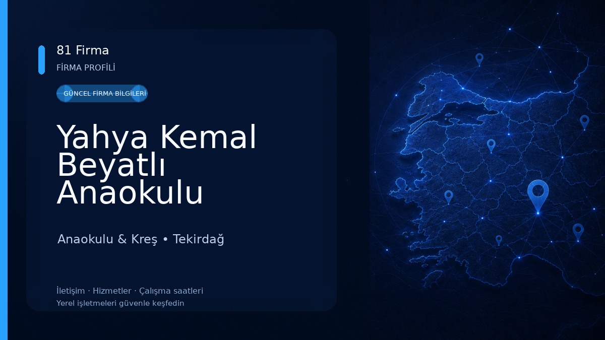 Yahya Kemal Beyatlı Anaokulu 