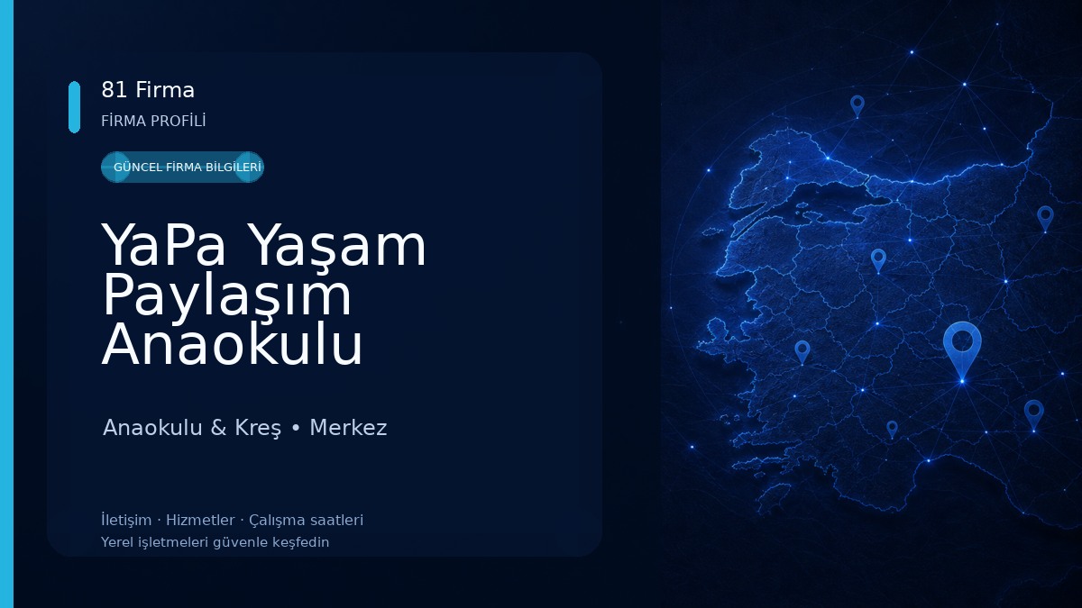 YaPa Yaşam Paylaşım Anaokulu 