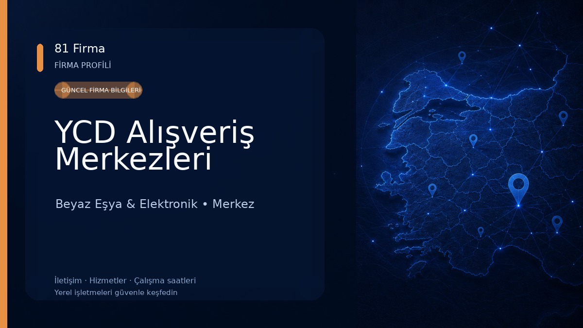 YCD Alışveriş Merkezleri Beyaz Eşya & Elektronik