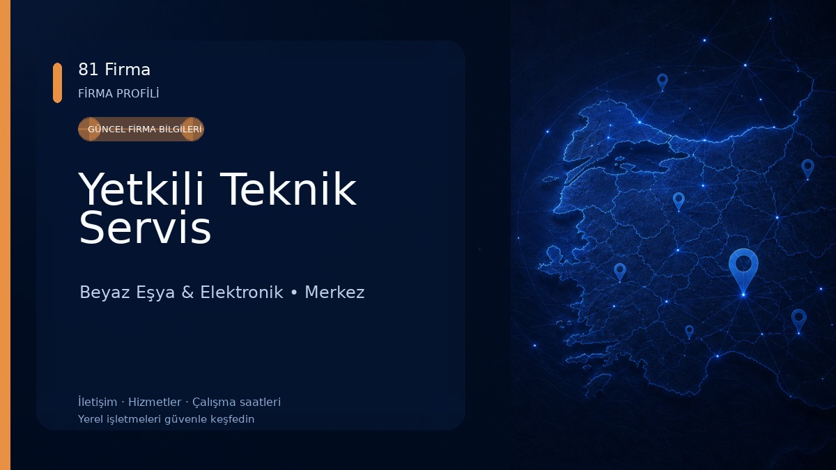 Yetkili Teknik Servis Beyaz Eşya & Elektronik