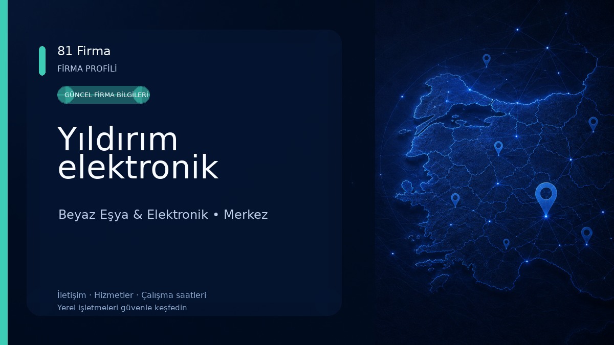 Yıldırım elektronik Beyaz Eşya & Elektronik