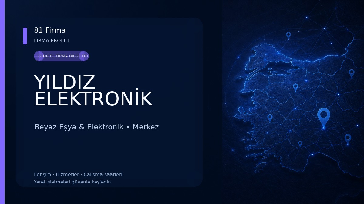 YILDIZ ELEKTRONİK Beyaz Eşya & Elektronik