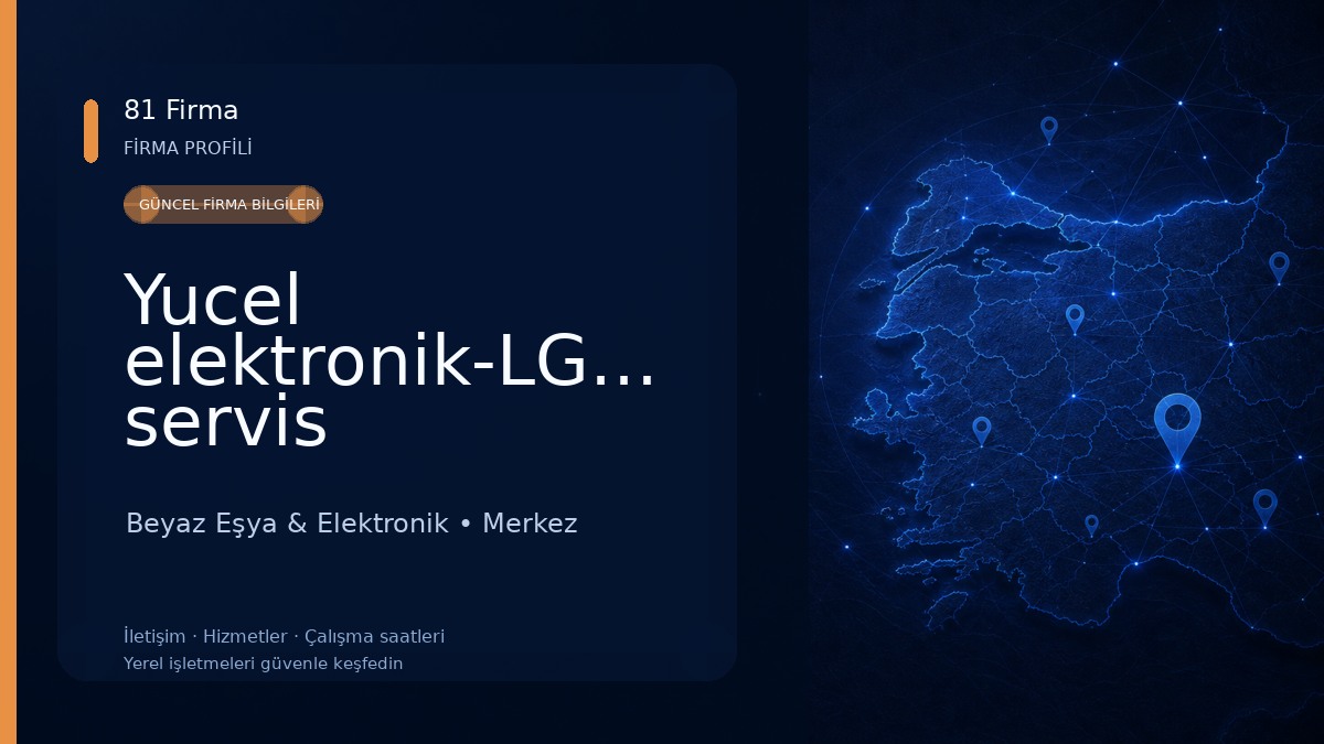 Yucel elektronik-LG&TCL servis