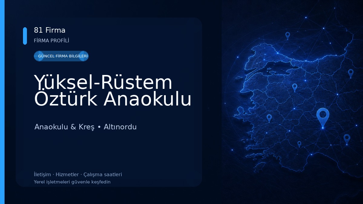 Yüksel-Rüstem Öztürk Anaokulu Anaokulu & Kreş