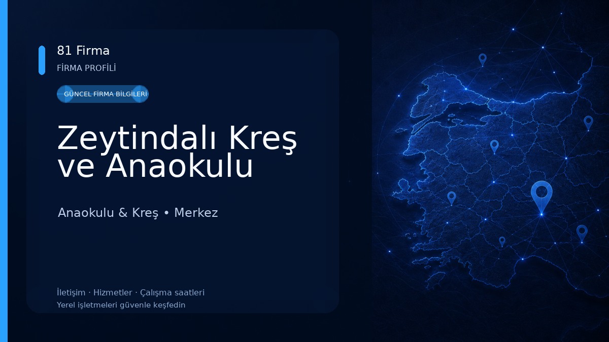 Zeytindalı Kreş ve Anaokulu Anaokulu & Kreş