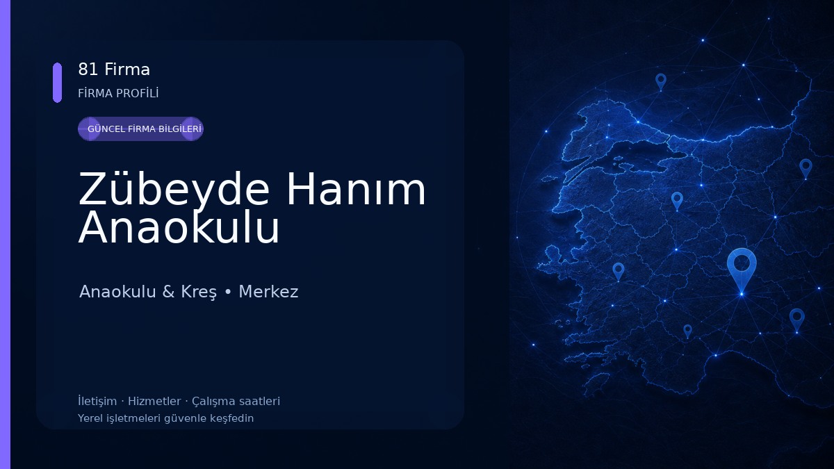 Zübeyde Hanım Anaokulu Anaokulu & Kreş